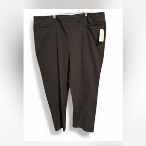 Time & Tru Black Women's straight leg relaxed fit Pants 20 petite